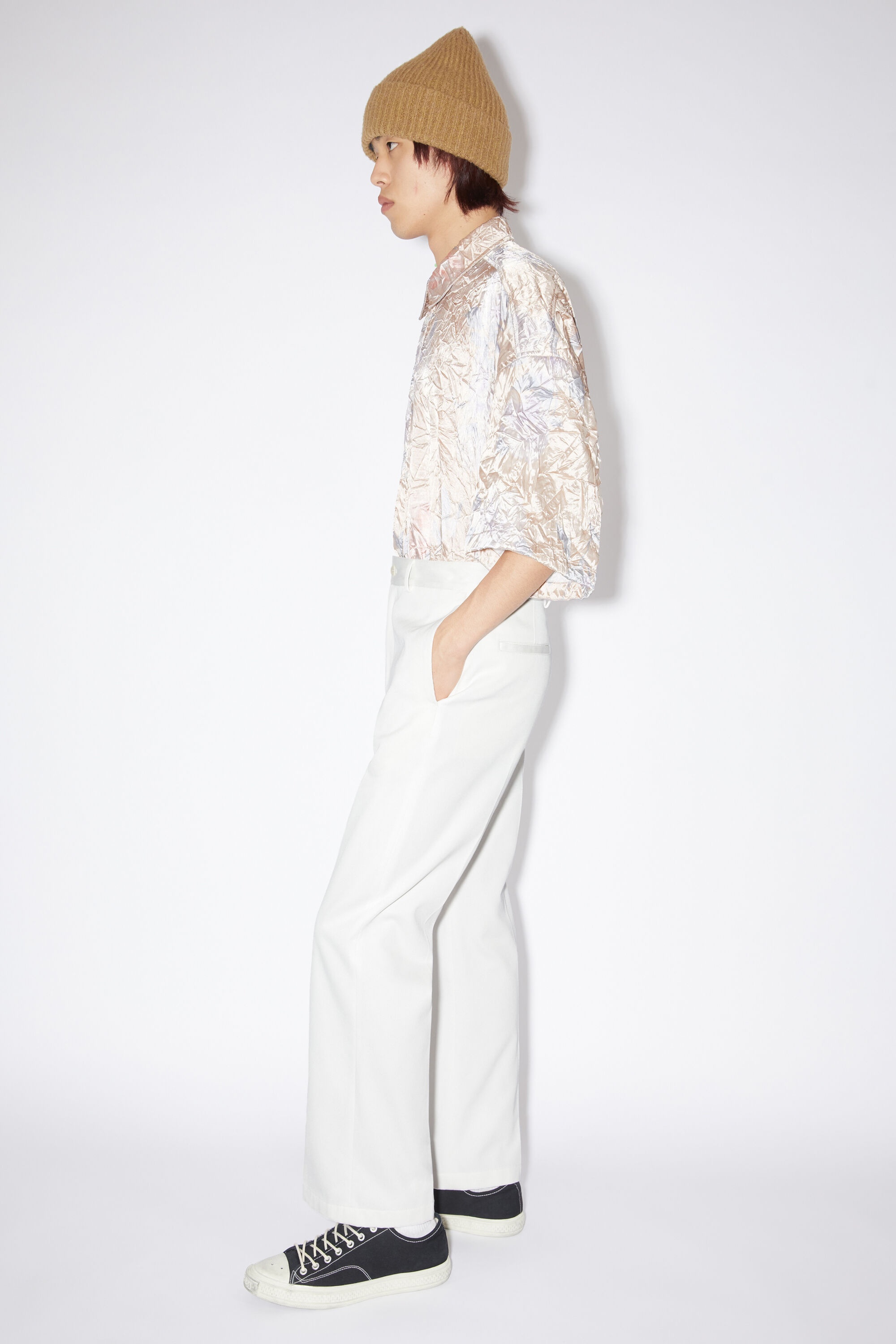 Twill trousers - White - 4