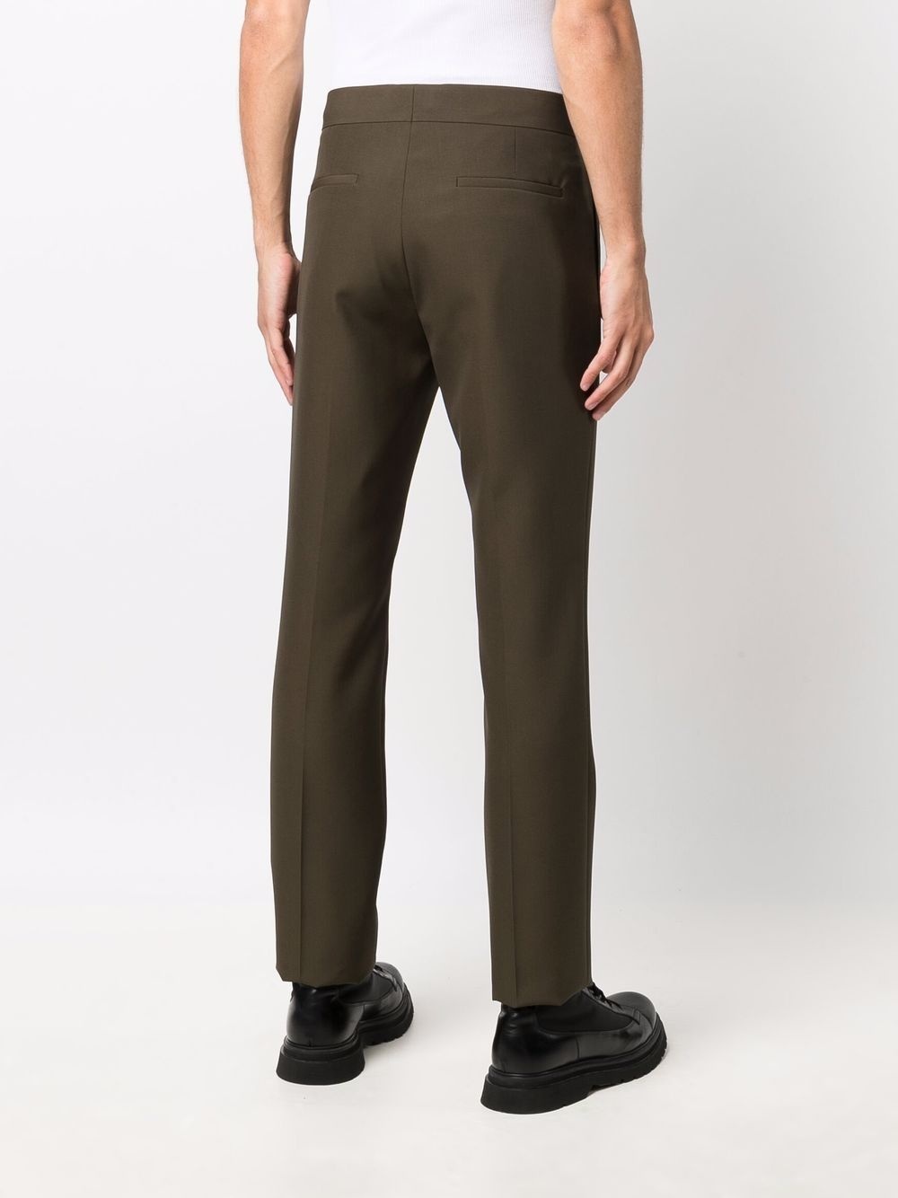 slim-cut trousers - 4