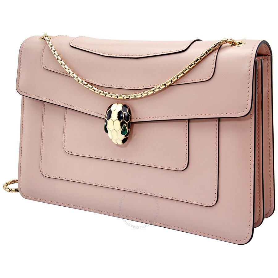 Bvlgari Serpenti Forever Shoulder Bag- Crystal Rose - 2