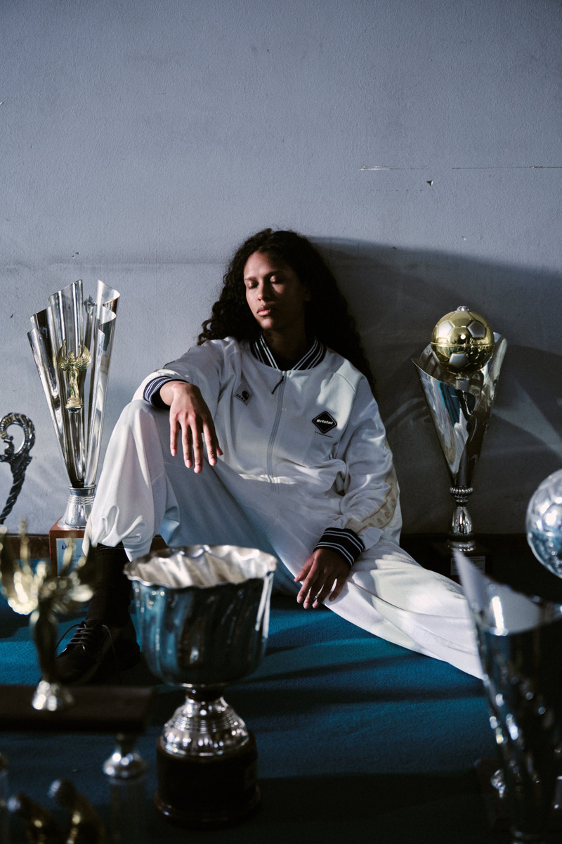 F.C.Real Bristol x Carhartt WIP Varsity Track Jersey Blouson 4
