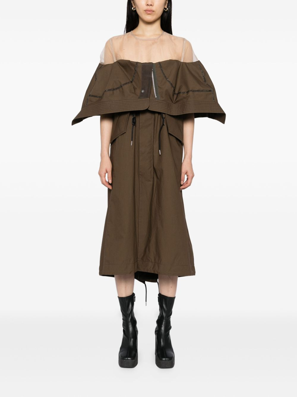 panelled dress - 2