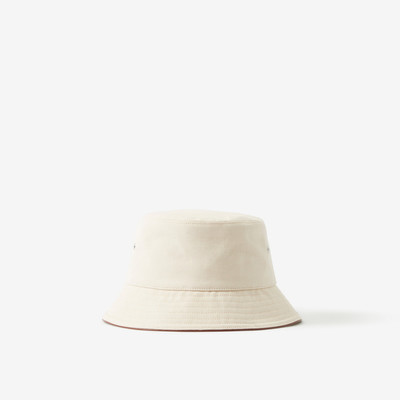 Burberry Horseferry Motif Cotton Bucket Hat outlook