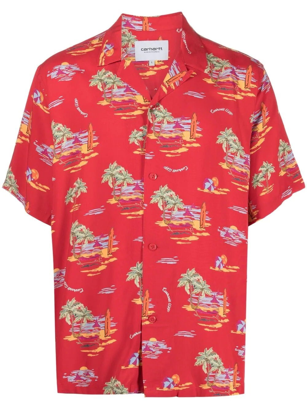 short-sleeve beach shirt - 1