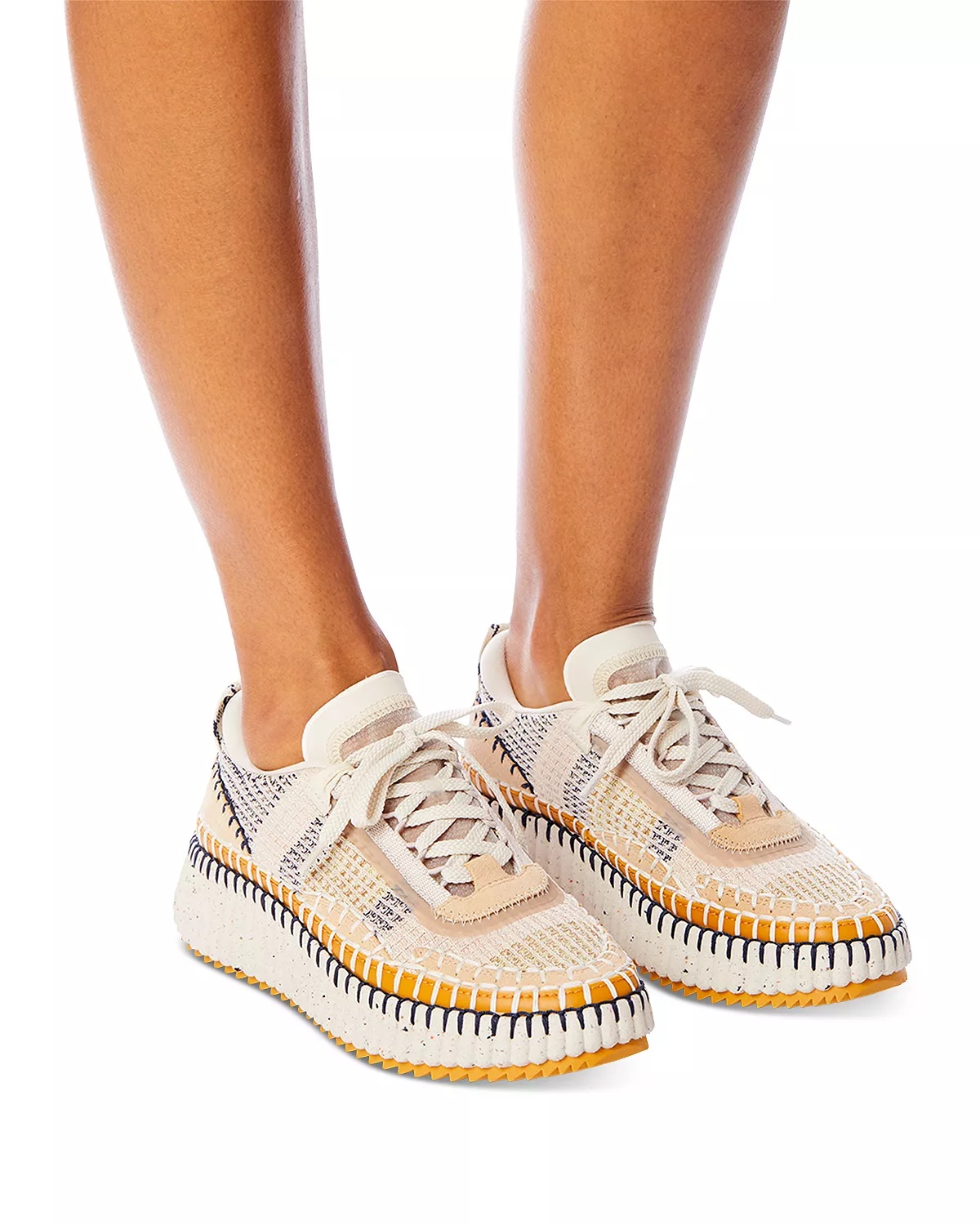 Women's Nama Woven Platform Low Top Sneakers - 3