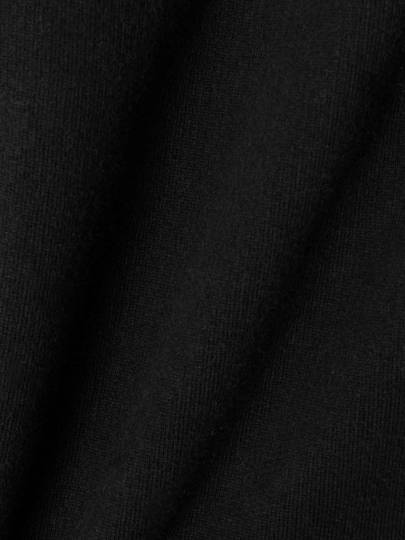 Crepe-trimmed cotton-jersey track pants Black - 4