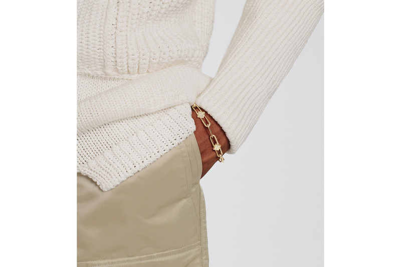 Dior CD Diamond Chain Link Bracelet outlook