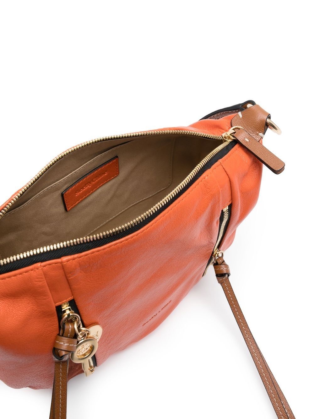 Indra leather shoulder bag - 6