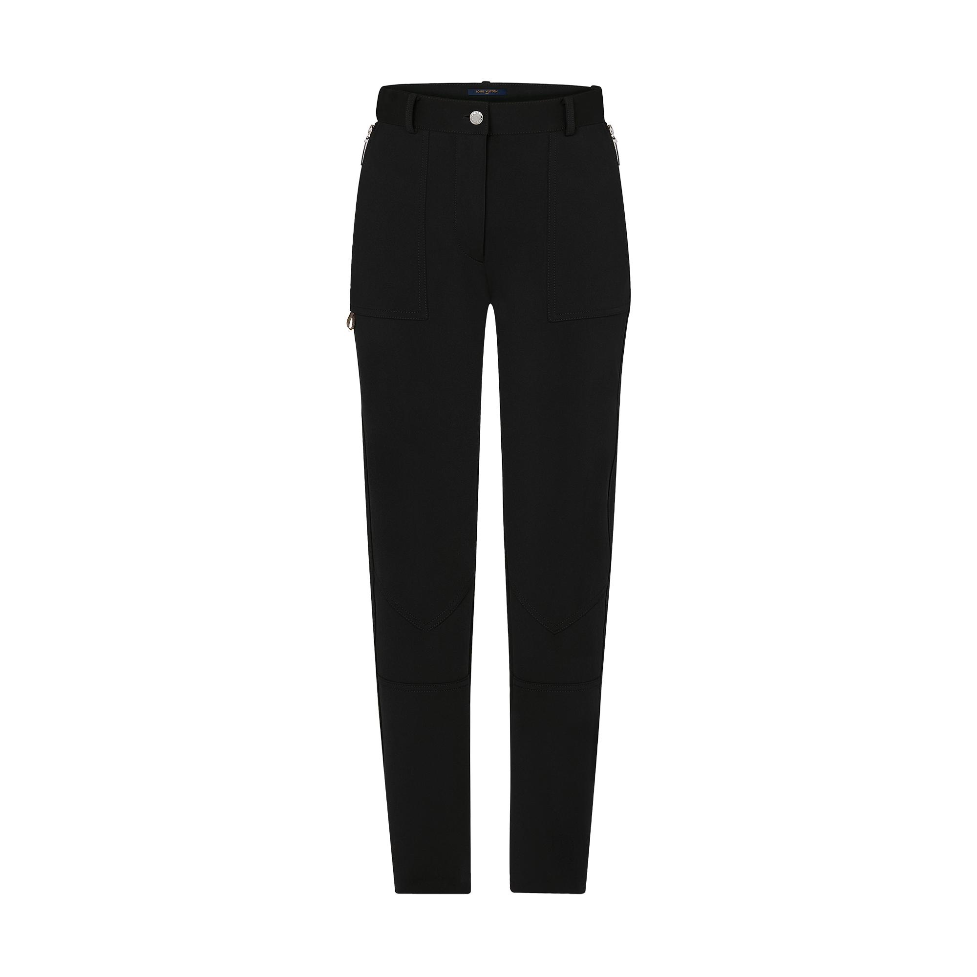 Sporty Zipper Detail Slim Fit Pants - 1