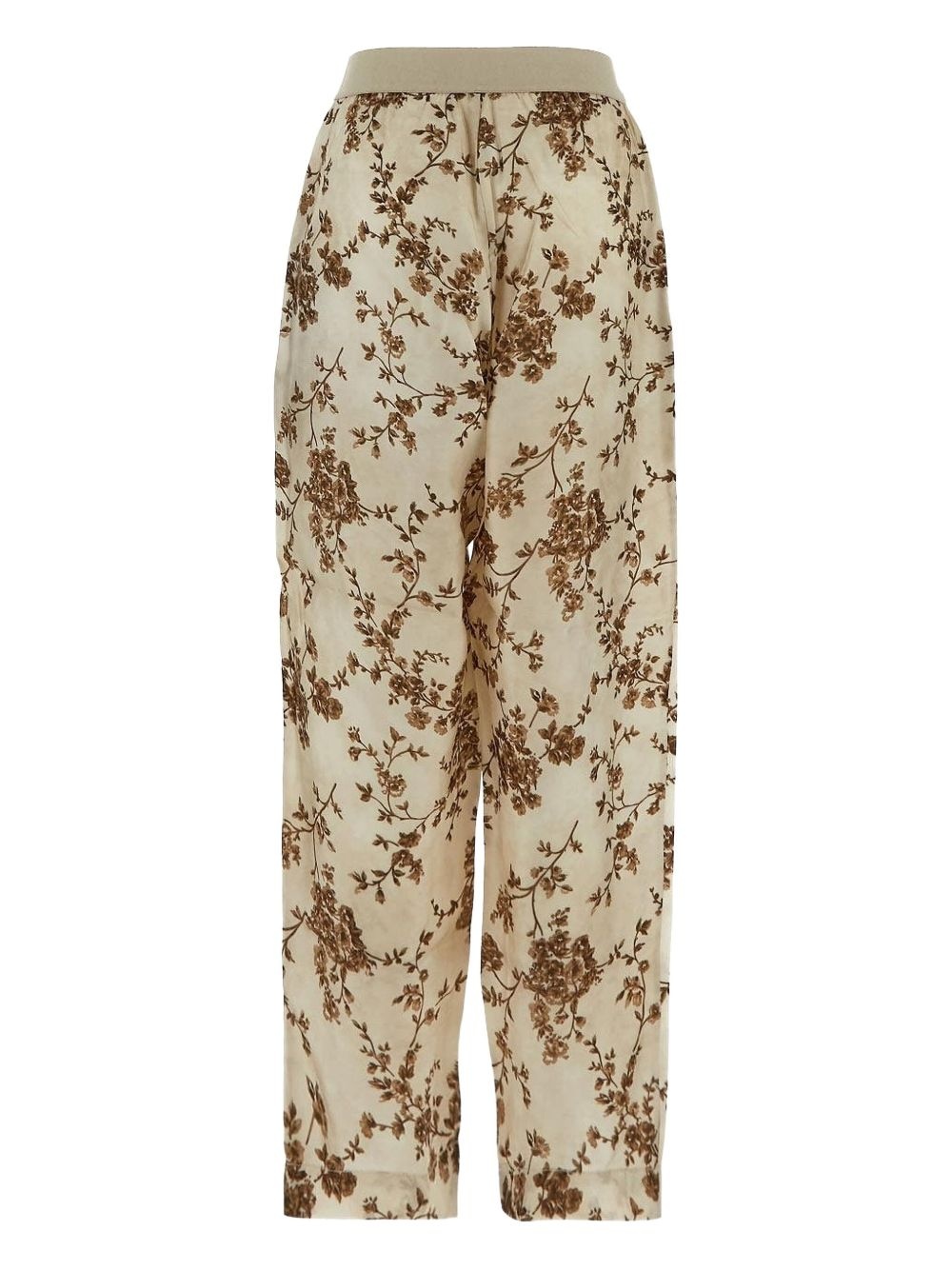 floral-print trousers - 2