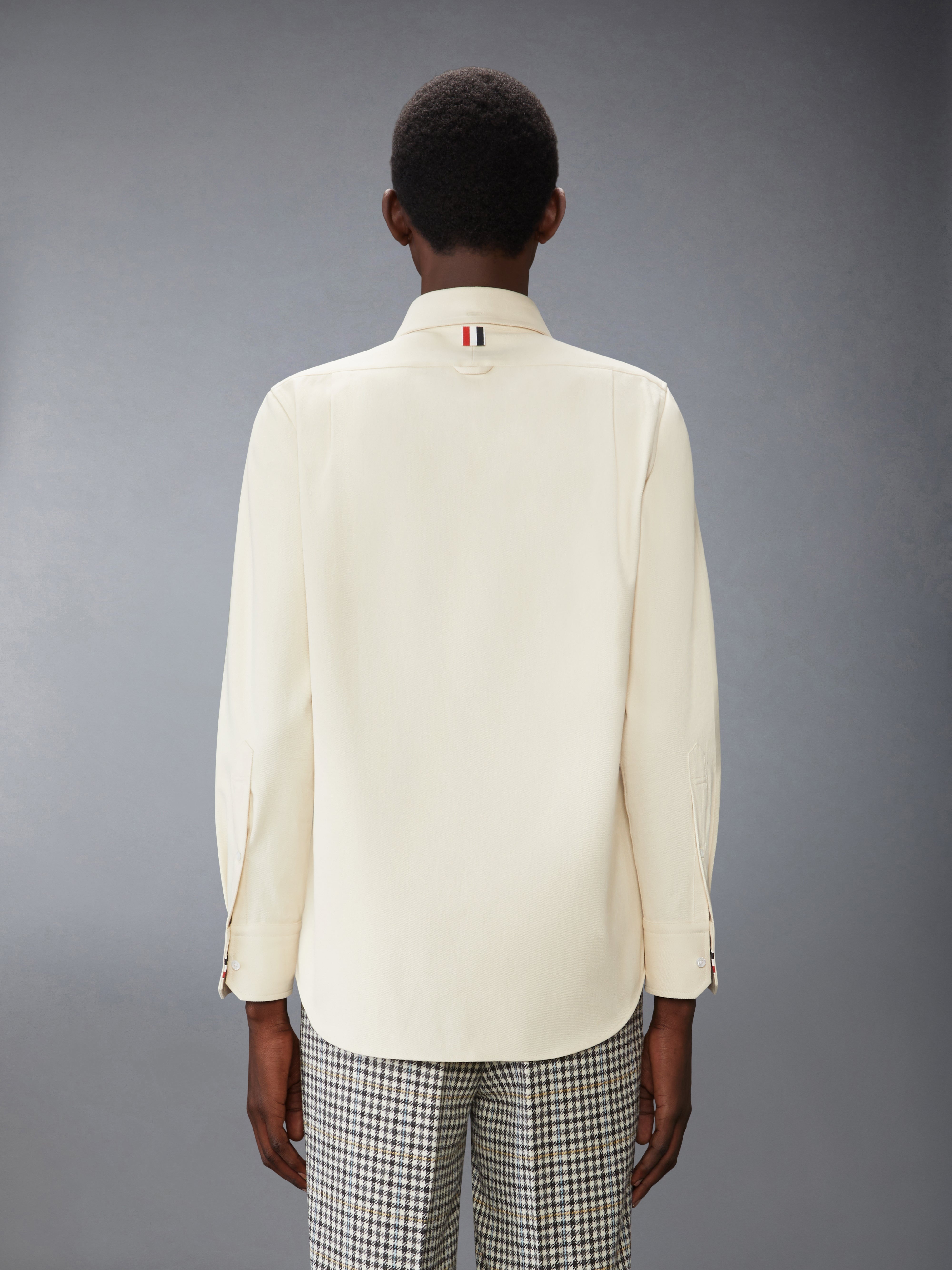DENIM STRAIGHT FIT SHIRT - 4