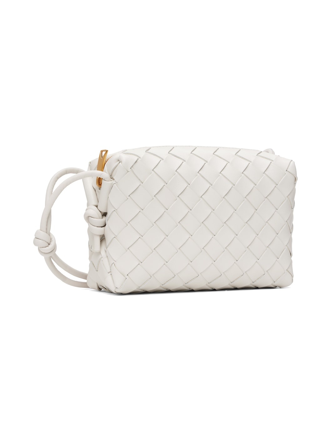 White Mini Loop Shoulder Bag - 2