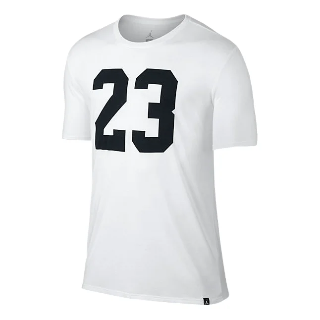 Air Jordan Iconic 23 T-Shirts 'White Black' AV8383-100 - 1