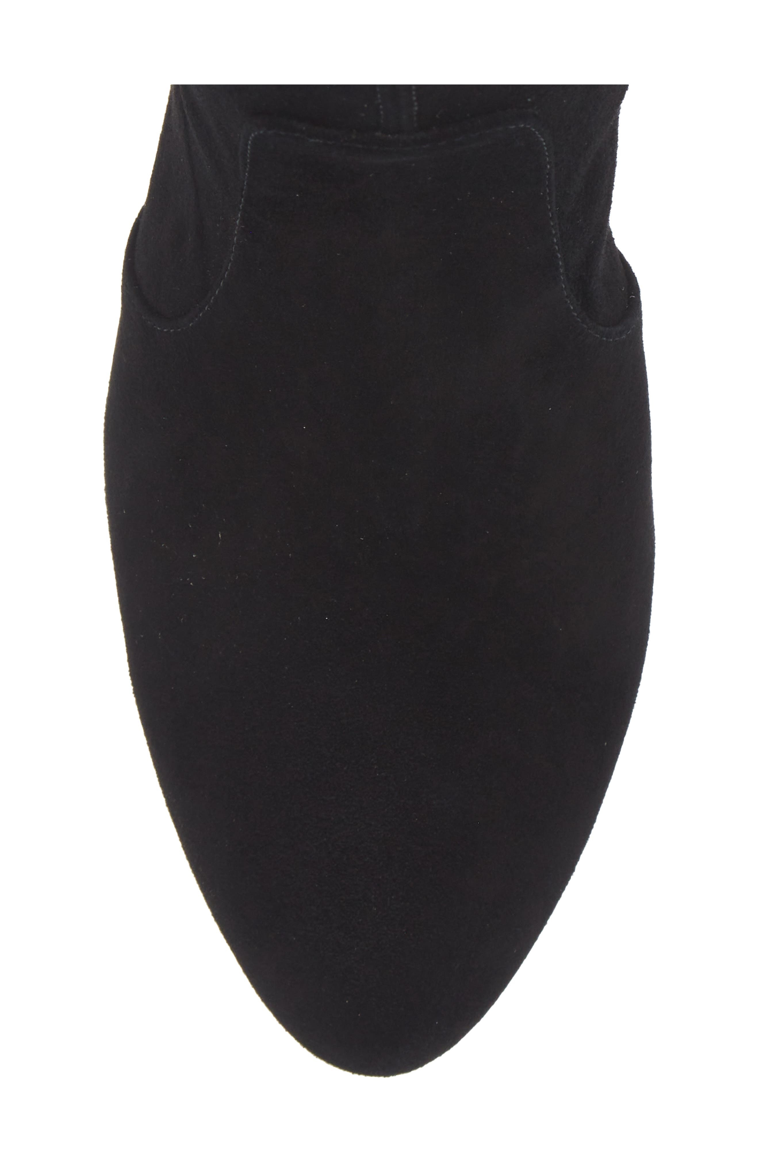 Stuart Weitzman Essentialist Stretch Bootie in Black Suede at Nordstrom - 5