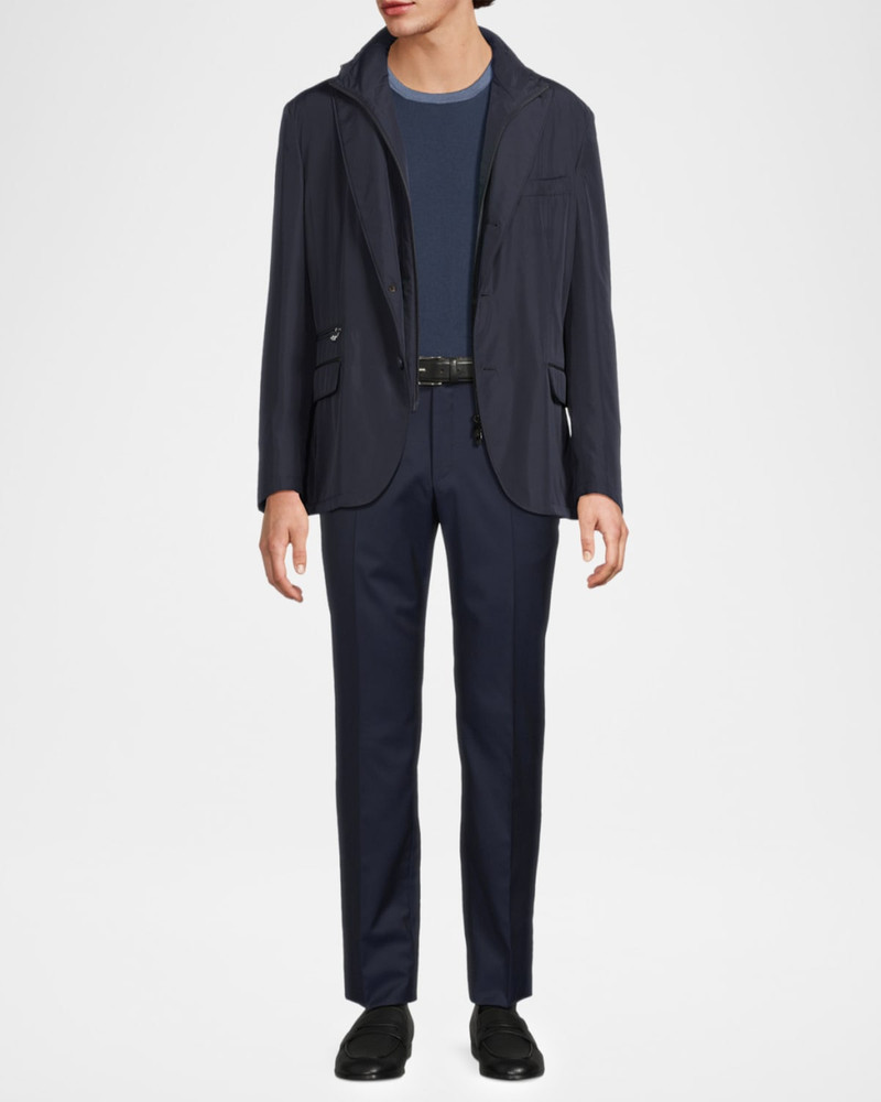 CORNELIANI Men's ID Sport Jacket with Detachable Vest outlook