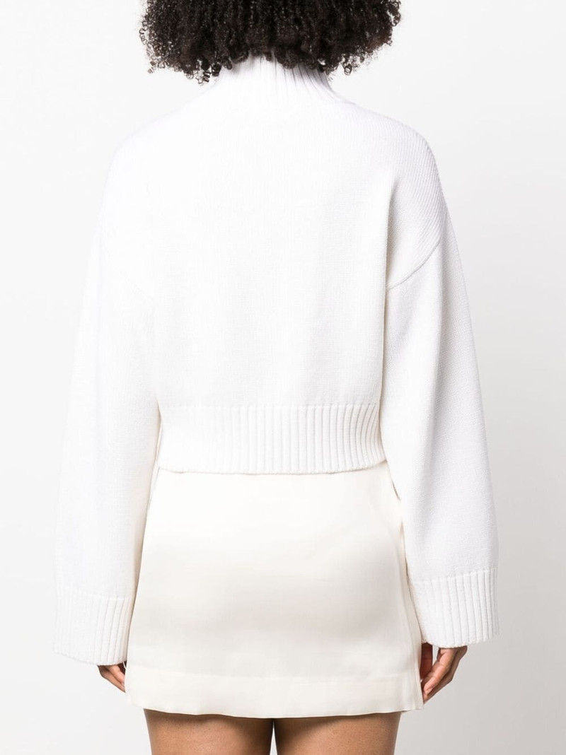 mock-neck wool jumper 4