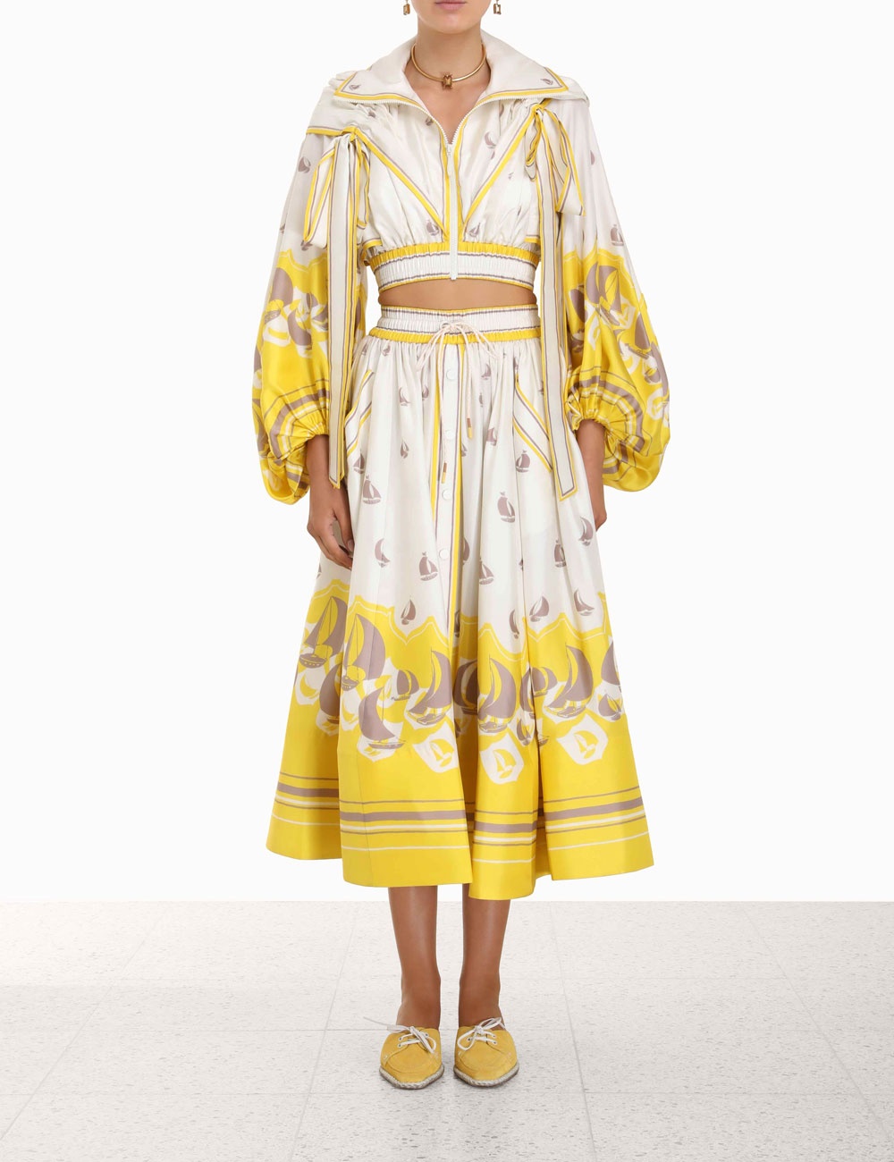 HIGH TIDE GATHERED SKIRT - 2