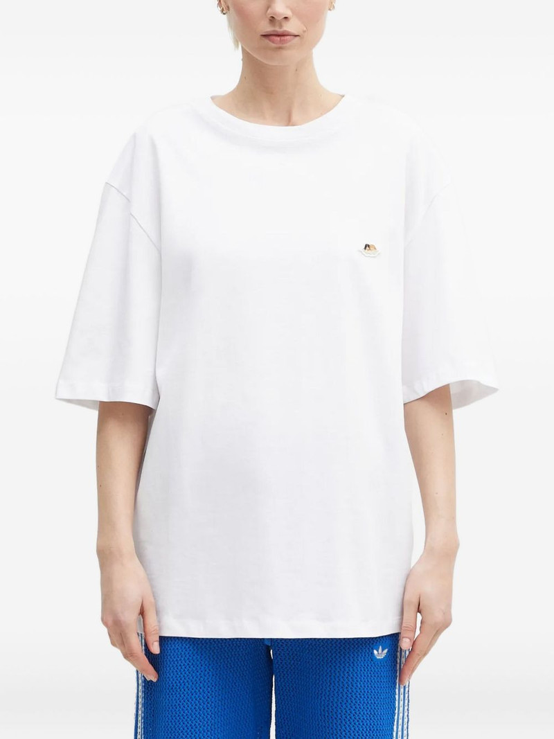 embroidered-angel T-shirt 1