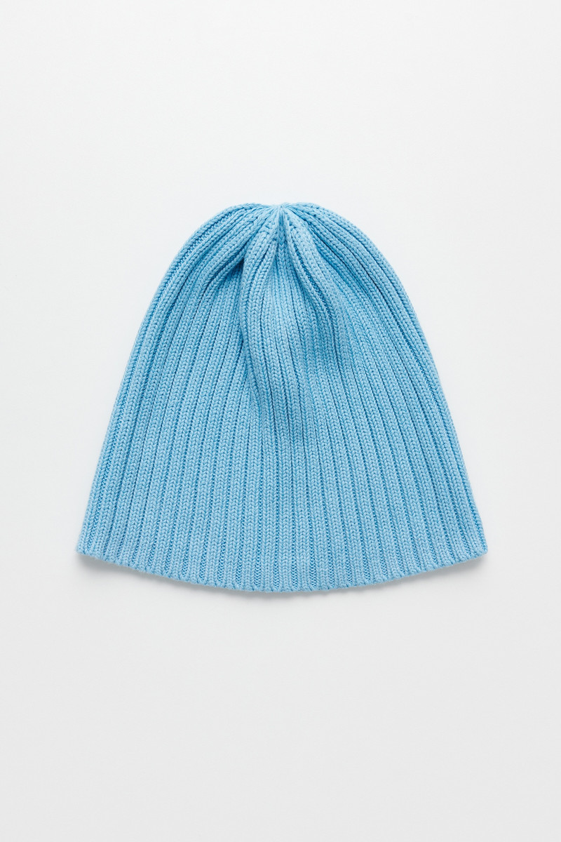 Boston Beanie Natural Dye Sky Dry Cotton 1