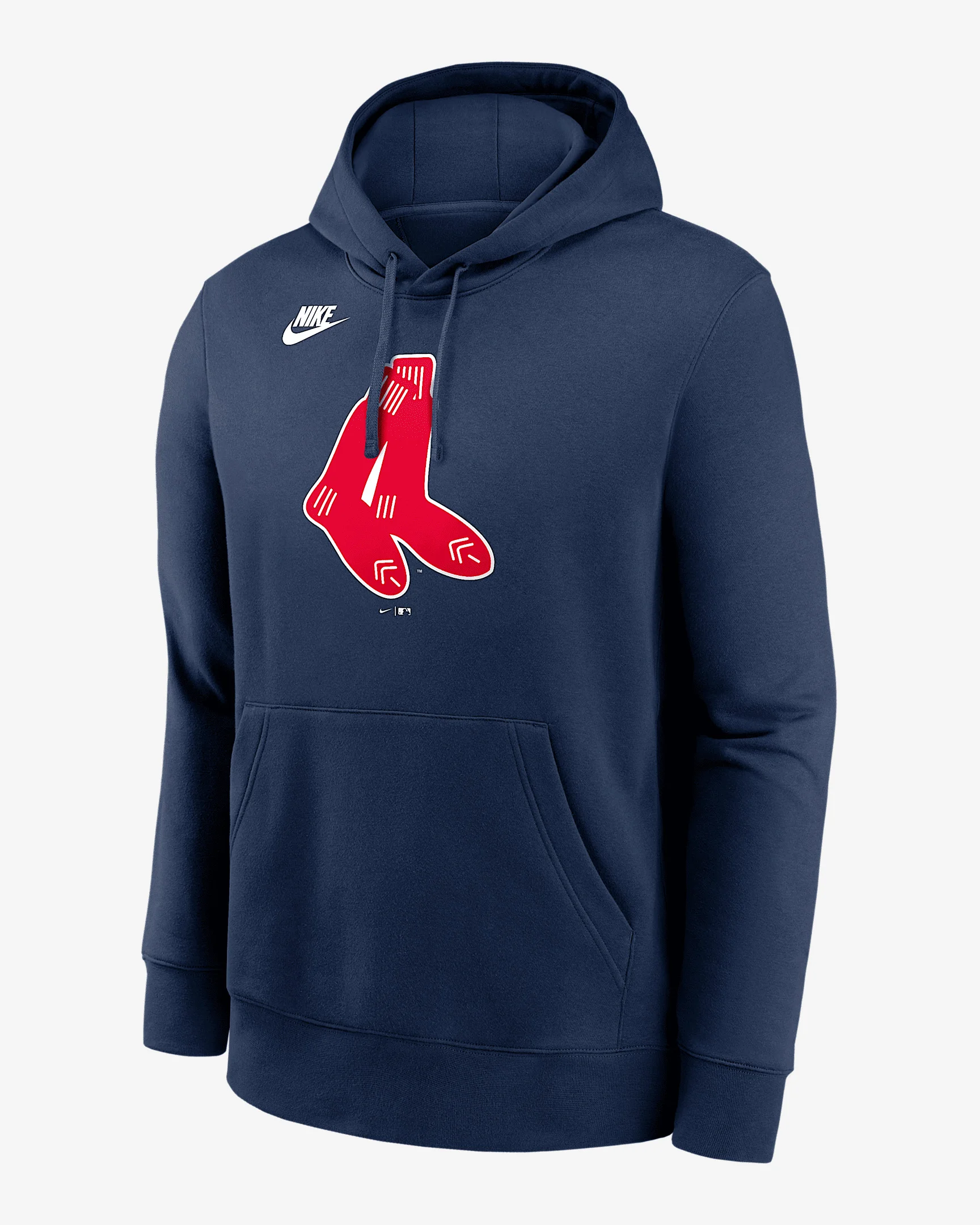 Boston Red Sox Cooperstown Logo Club Men's Nike MLB Pullover Hoodie - 1