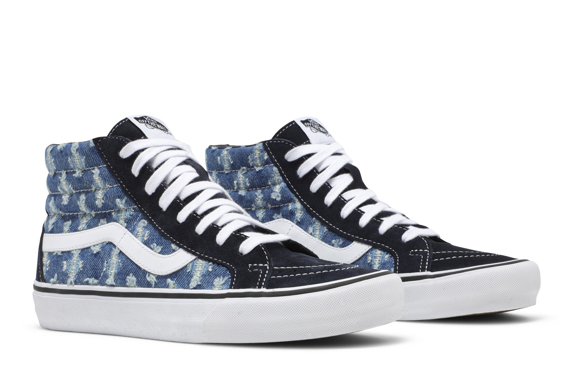 Supreme x Sk8-Hi 'Blue Hole Punch Denim' - 8