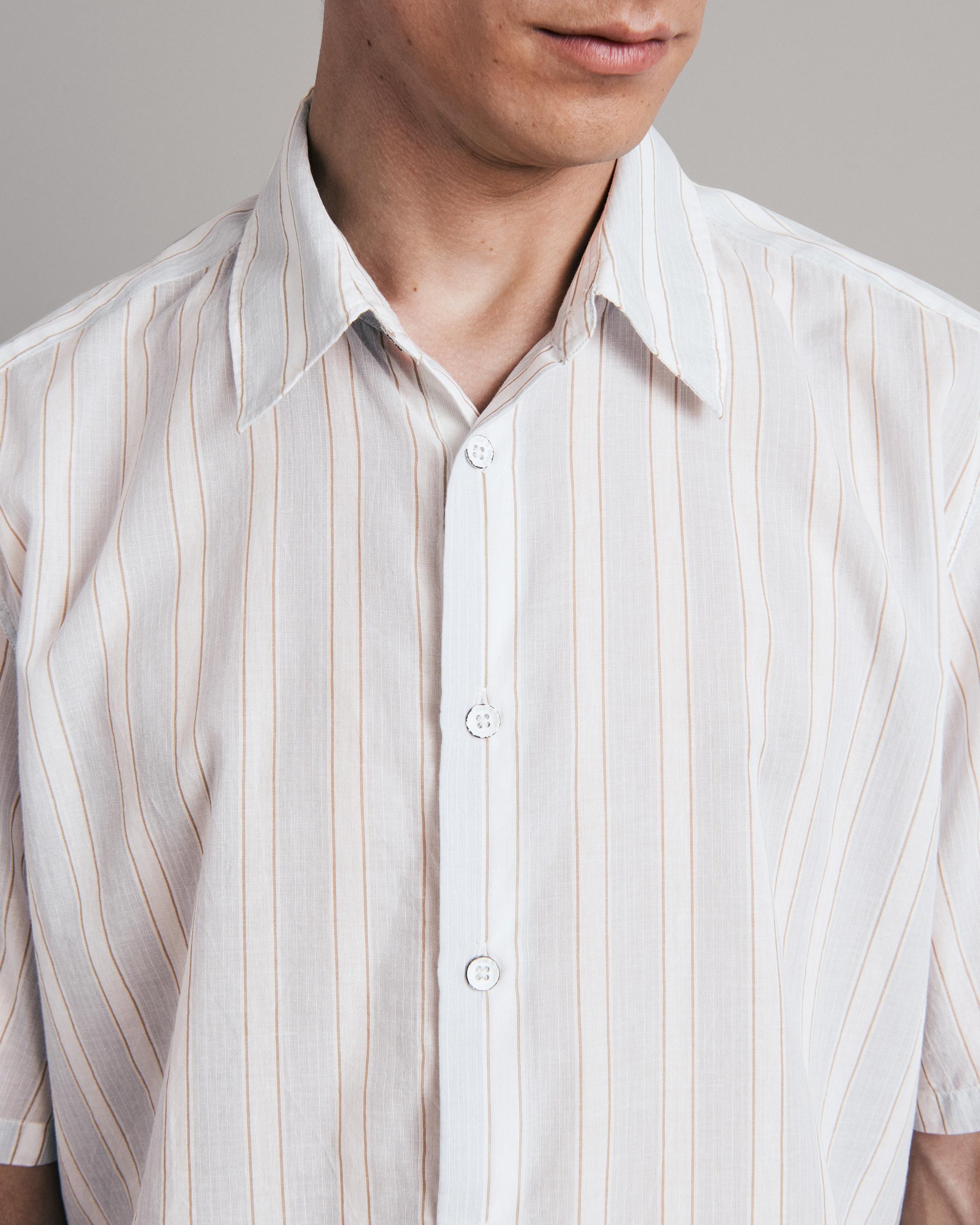 Dalton Stripe Cotton Shirt
Classic Fit Button Down Shirt - 6
