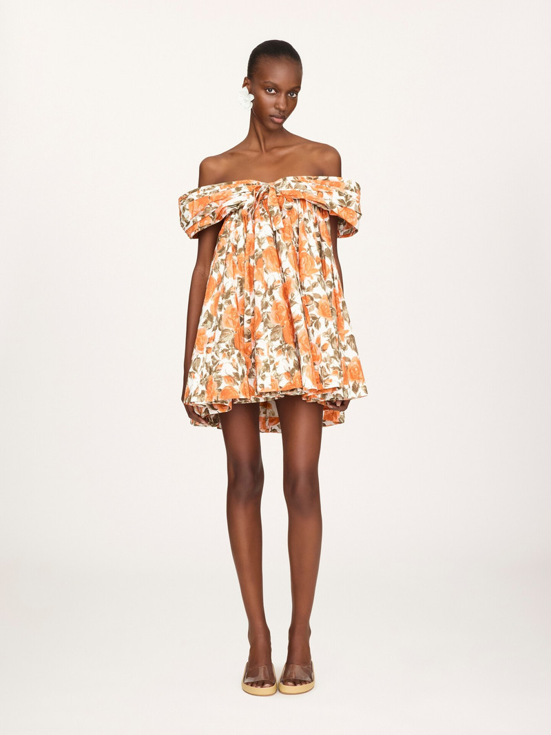 Chloé OFF-THE-SHOULDER MINI DRESS IN COTTON POPLIN outlook