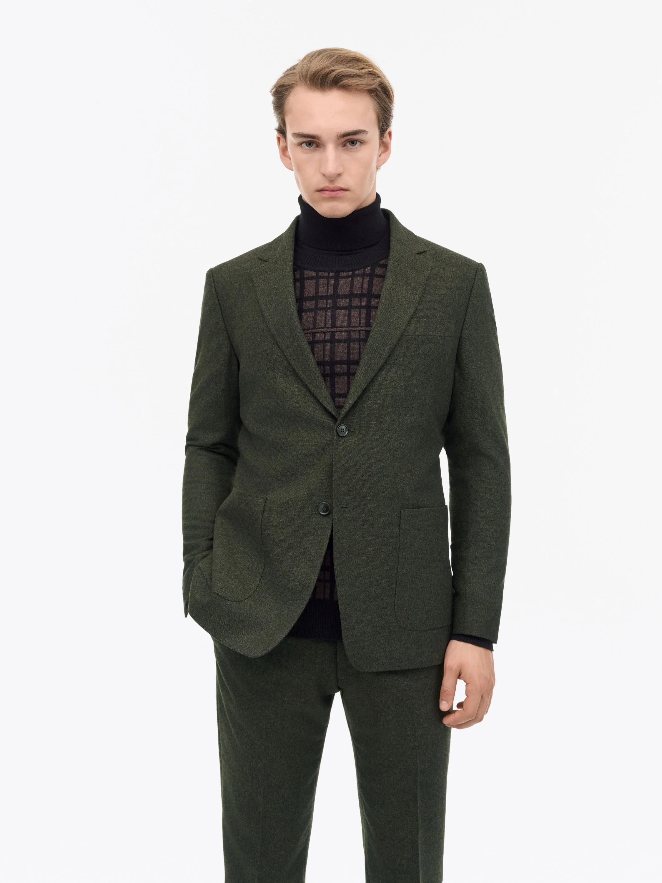Justin Brushed Wool Jacket - 1