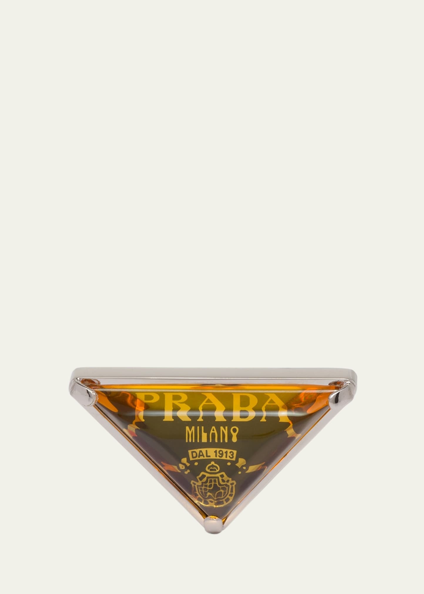 Triangle Embellished Clip Earrings - 1