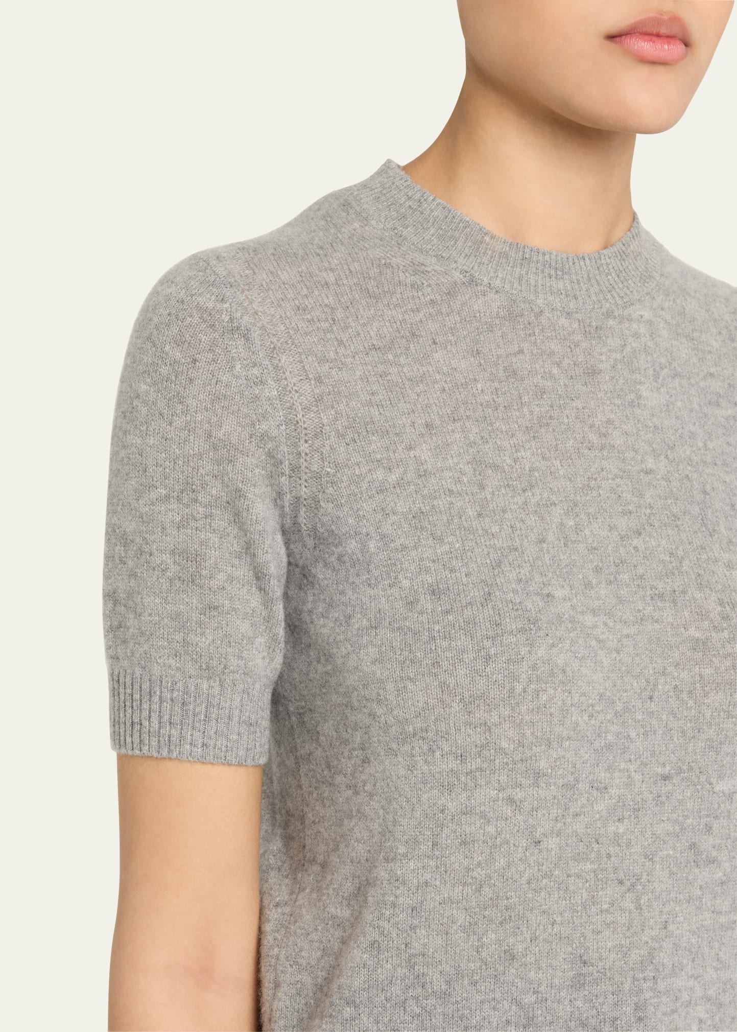 Cashmere Sweater Tee - 5