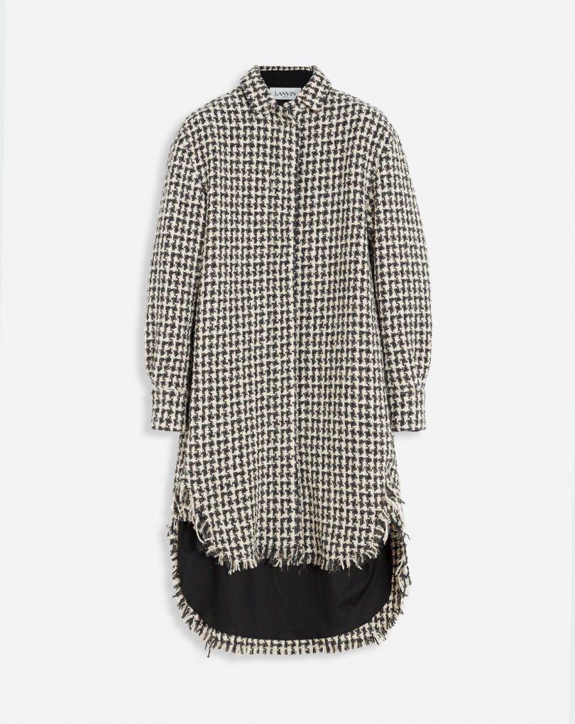 TWEED SHIRT DRESS - 1