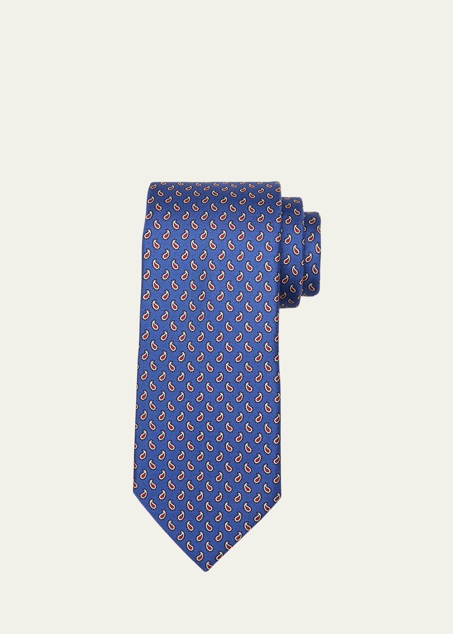 Men's Paisley-Print Silk Tie - 1