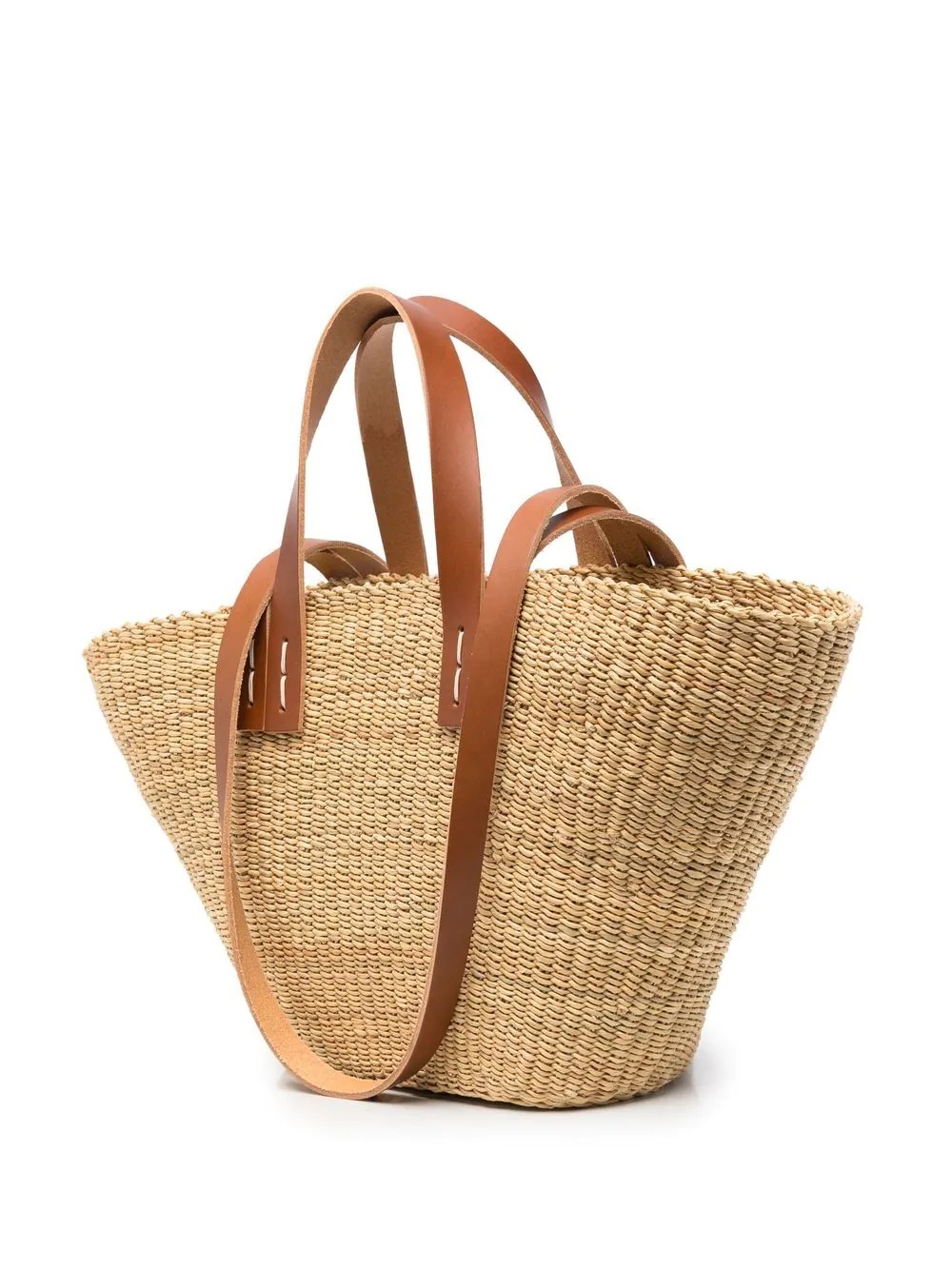 interwoven-design tote bag - 3