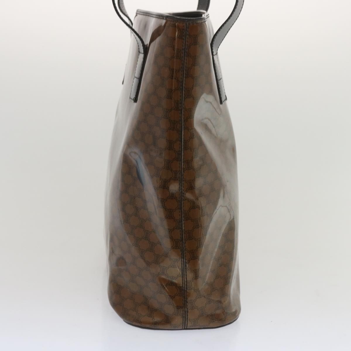CELINE Macadam Canvas Tote Bag Brown - 4