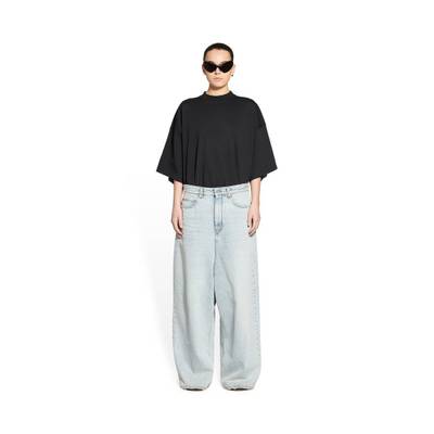 BALENCIAGA Low Crotch Jeans in Light Blue outlook