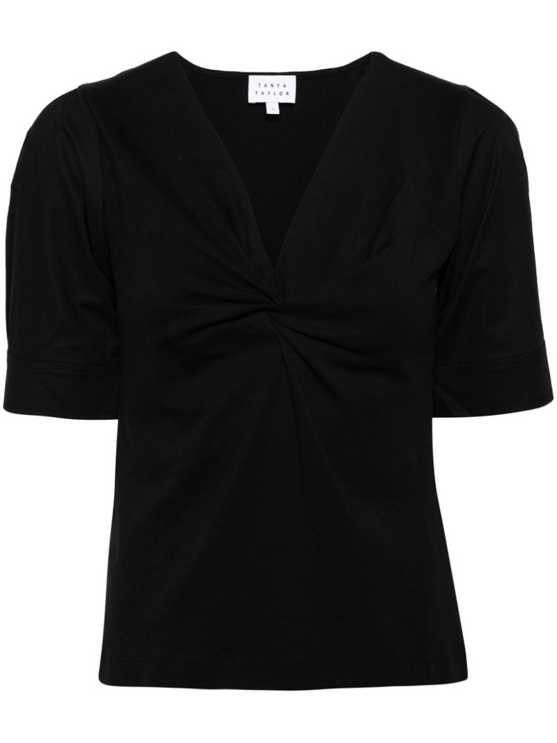 Ronelle twist cotton T-shirt 1