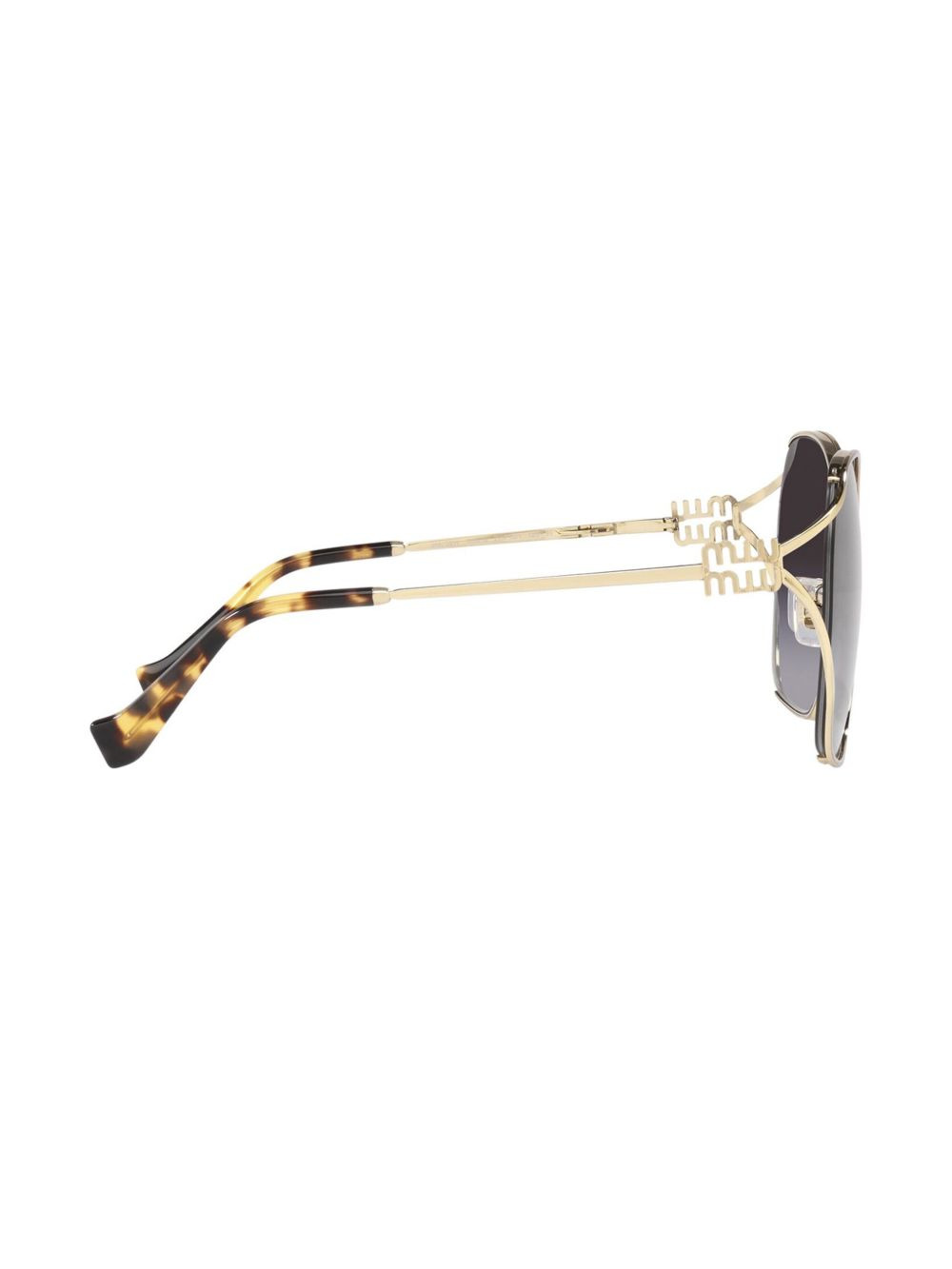 logo square-frame sunglasses - 3