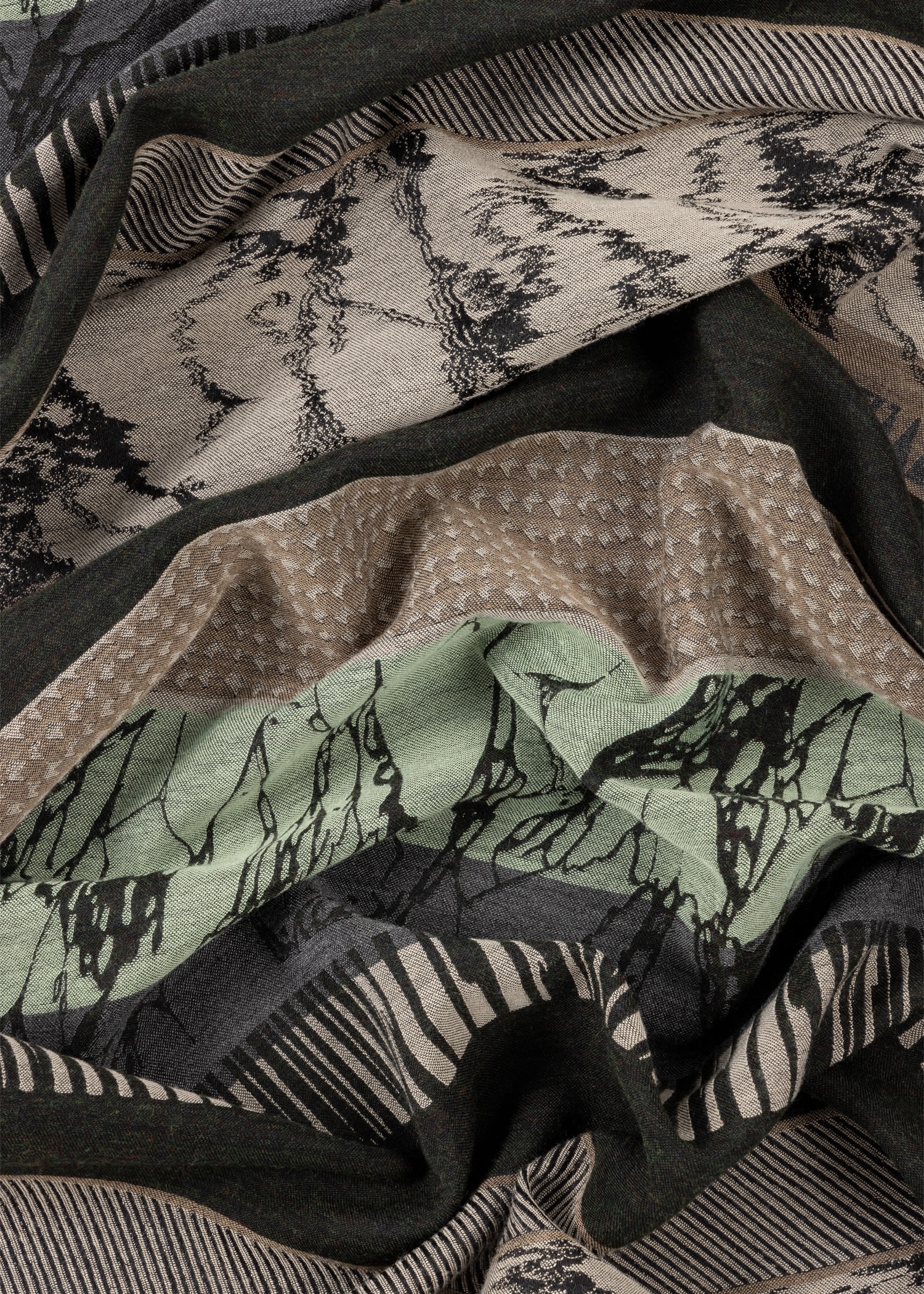 'Assembled Stripe' Scarf - 4