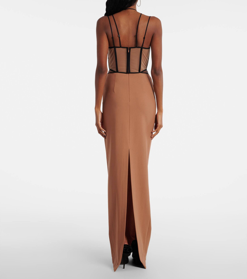Leila bustier gown 3
