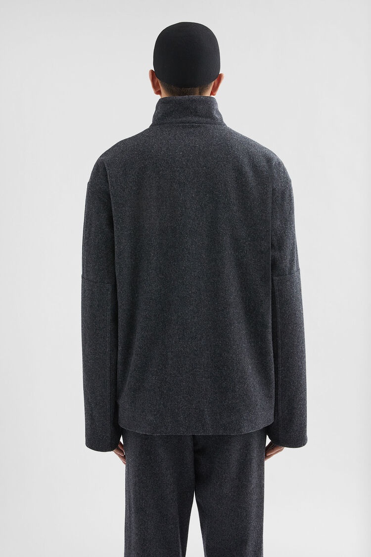Felt Padded Blouson - 4