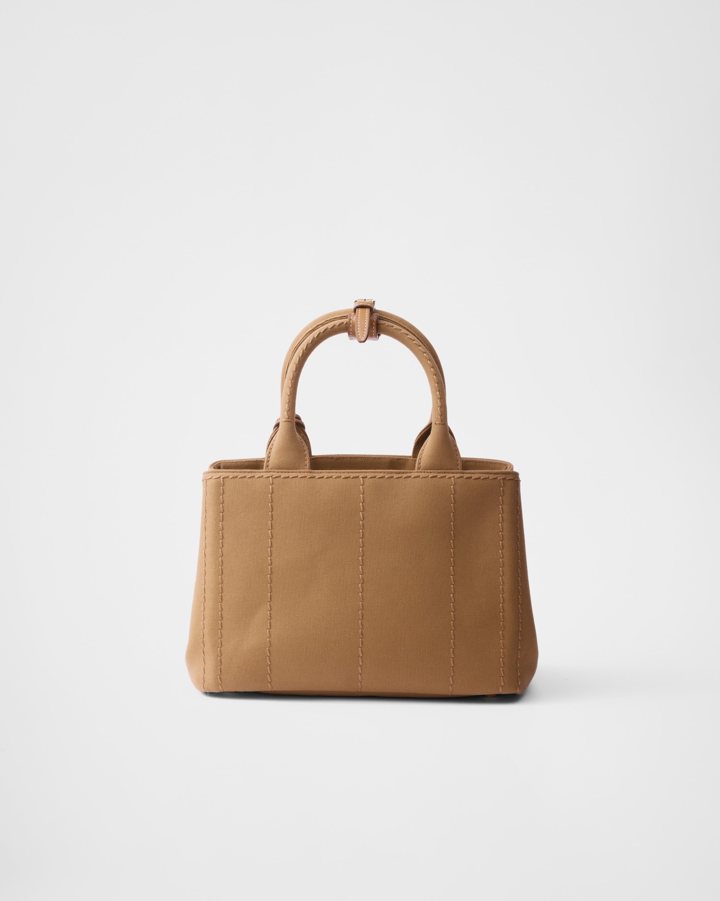 Small cotton canvas handbag - 4