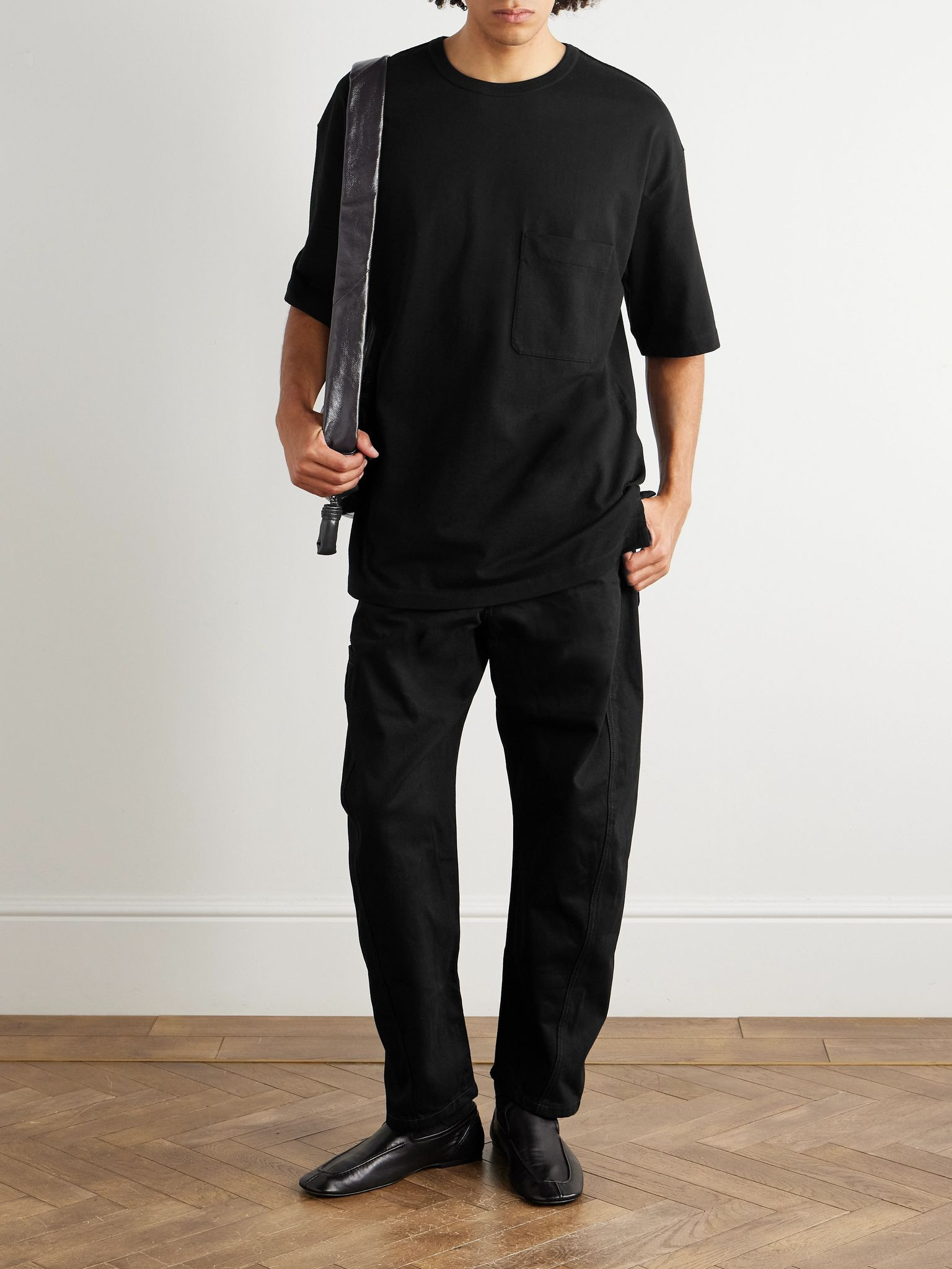 Twisted Tapered Jeans Black - 2