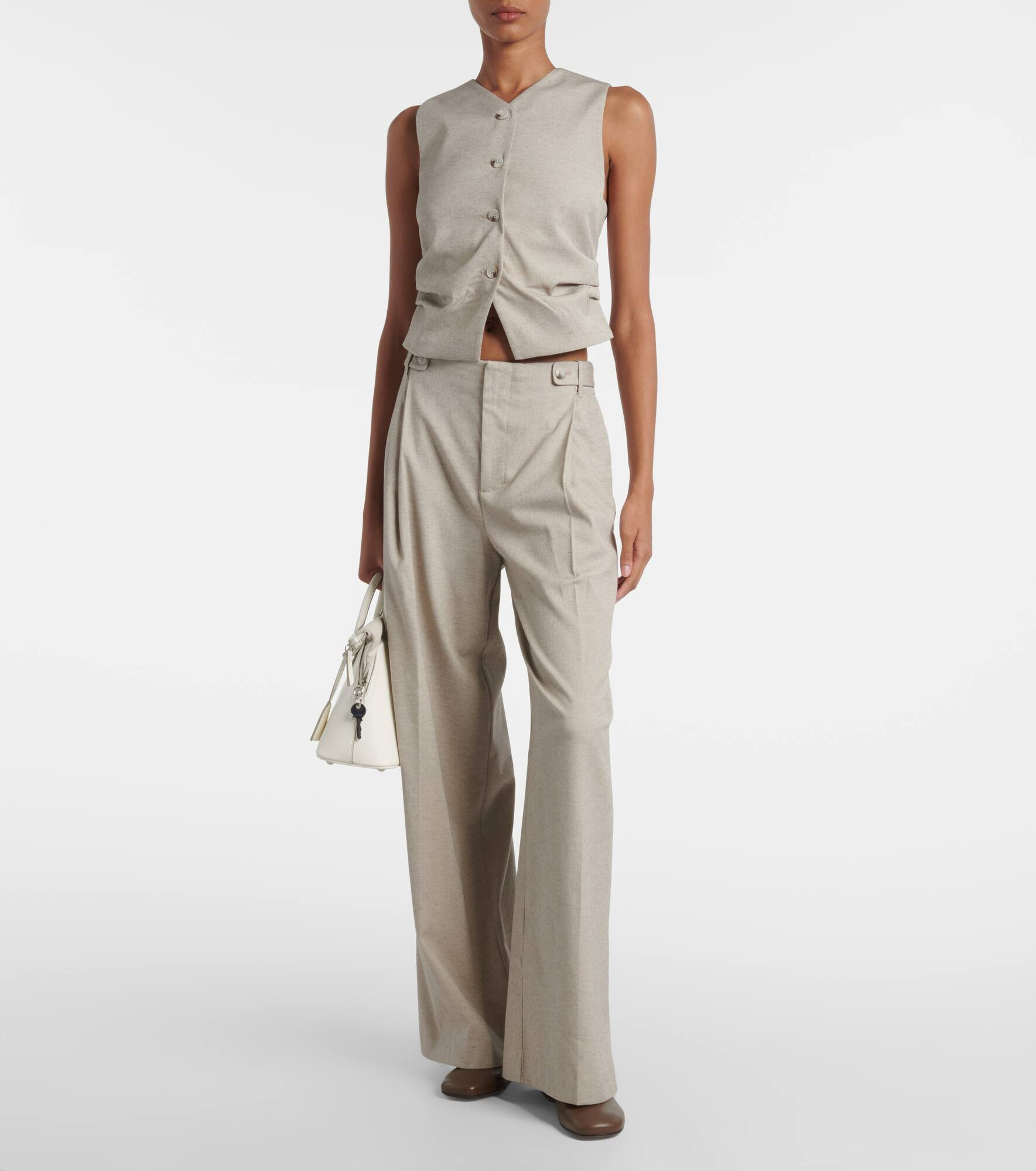 Leone draped vest - 2