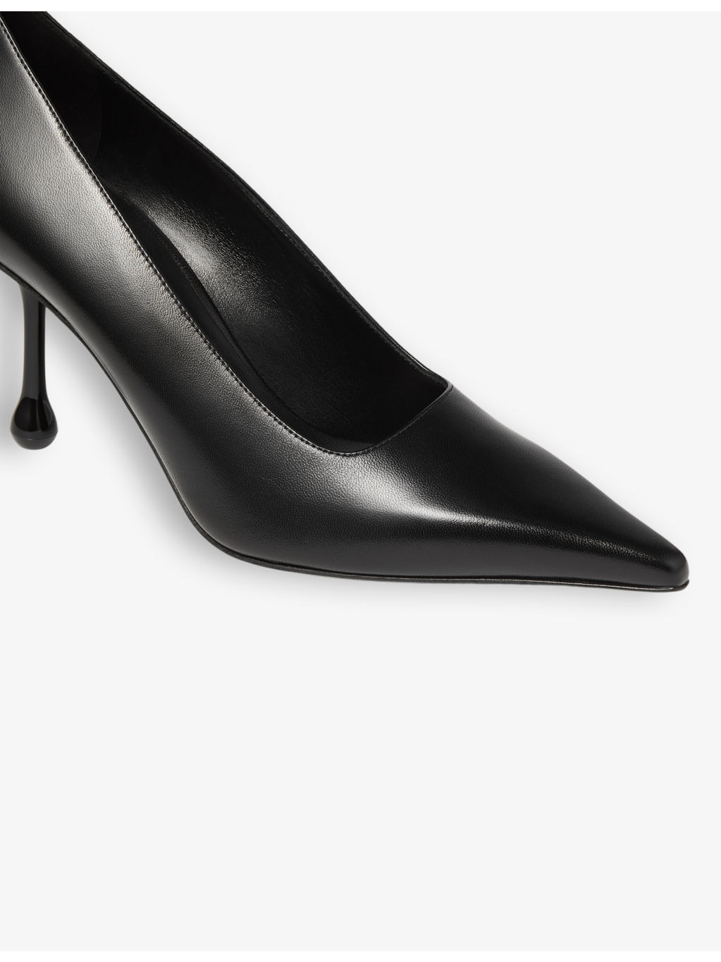 Ixia 80 logo-embellished leather heeled courts - 5