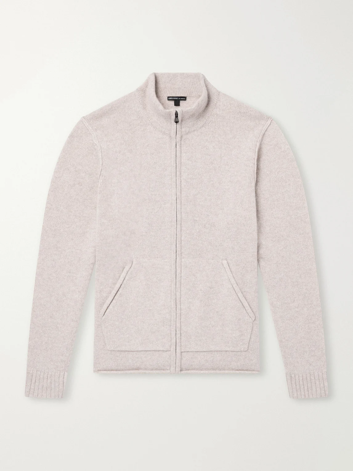 Cashmere Zip-Up Cardigan - 1