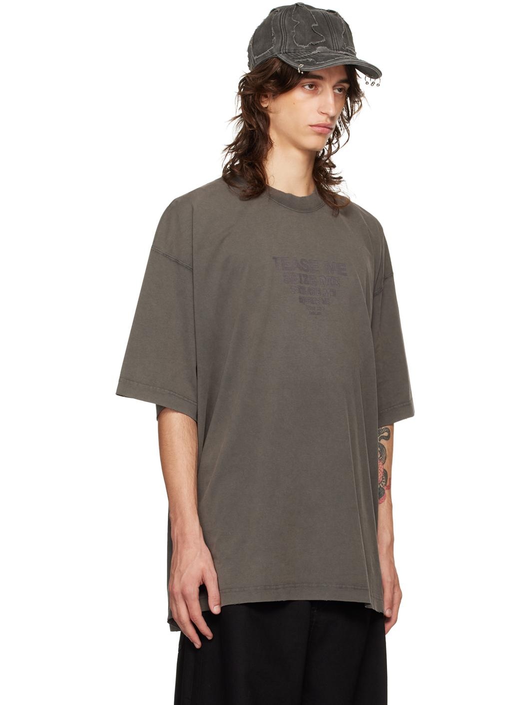 Gray 'Tease Me' T-shirt - 2