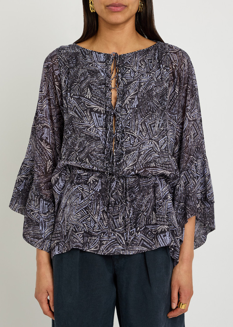 Isabel Marant Isabel Marant Tekia Printed Silk Blouse outlook
