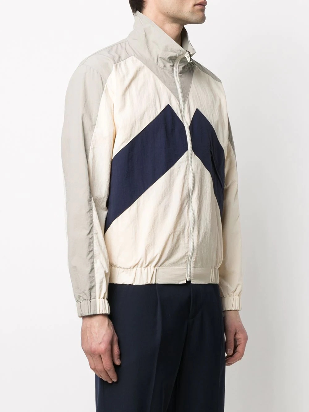 panelled windbreaker jacket - 3