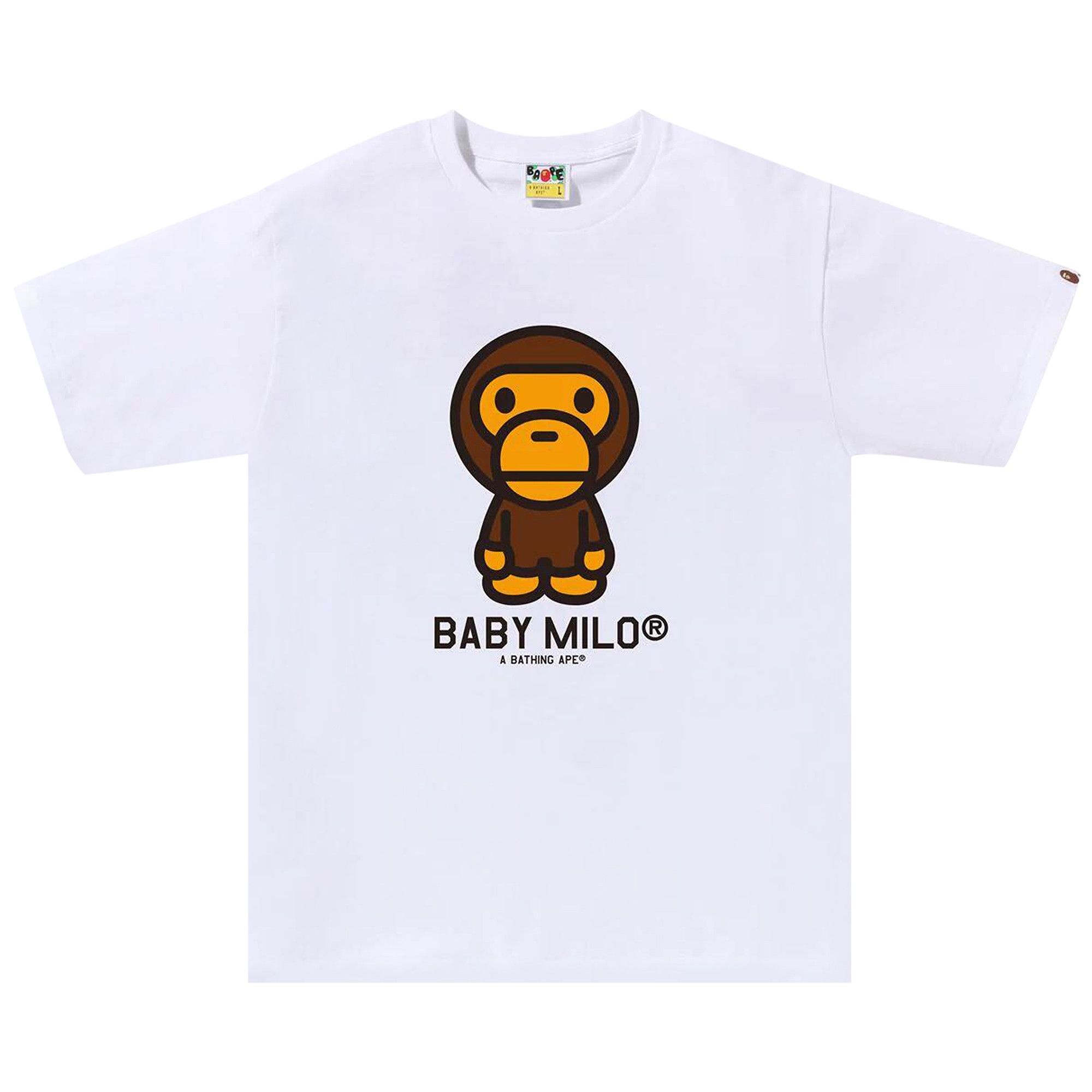 BAPE Baby Milo Tee 'White' - 1