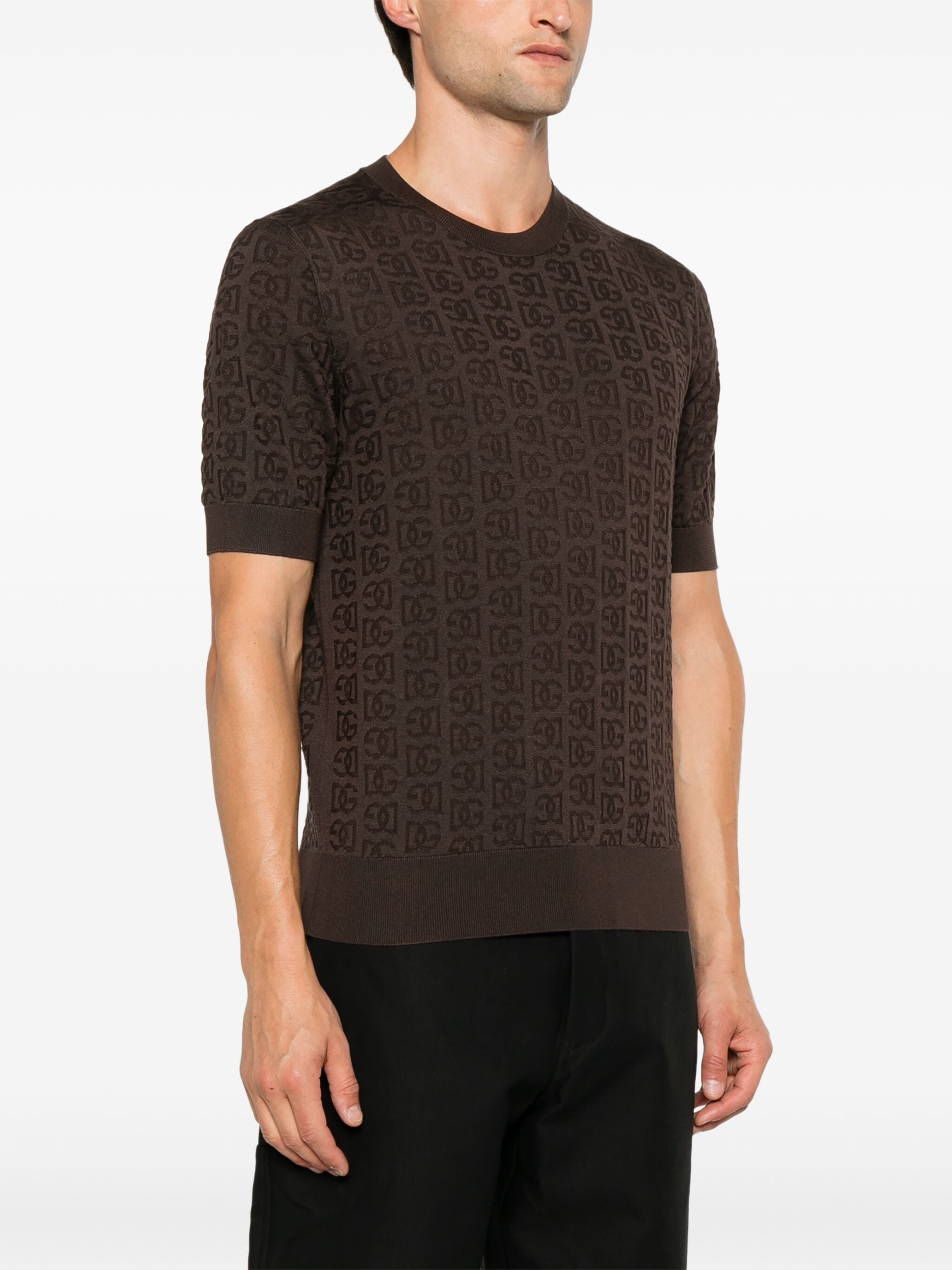 MONOGRAM-JACQUARD T-SHIRT - 3