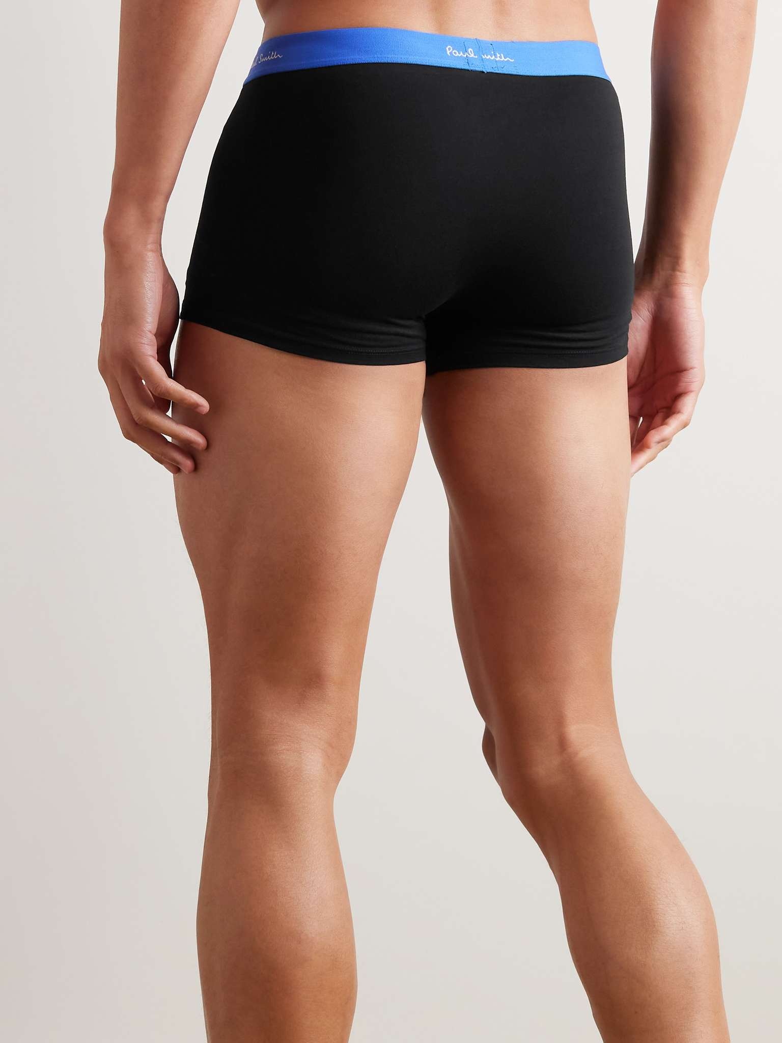 Three-Pack Stretch Organic Cotton Boxer Briefs - 3